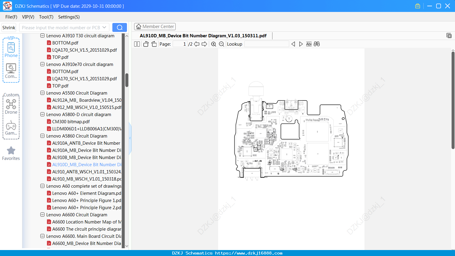 Lenovo AL910D_MB_Device Bit Number Diagram_V1.03_150311